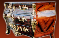 Commode Régence restaurée par Denis
