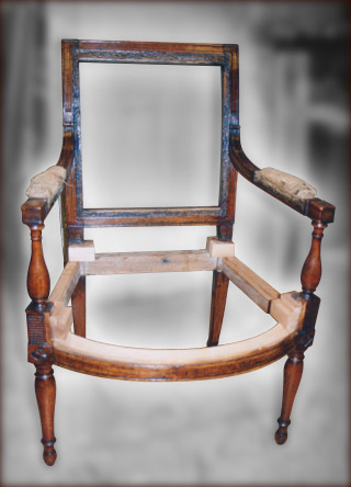 Fauteuil Restauration après restauration